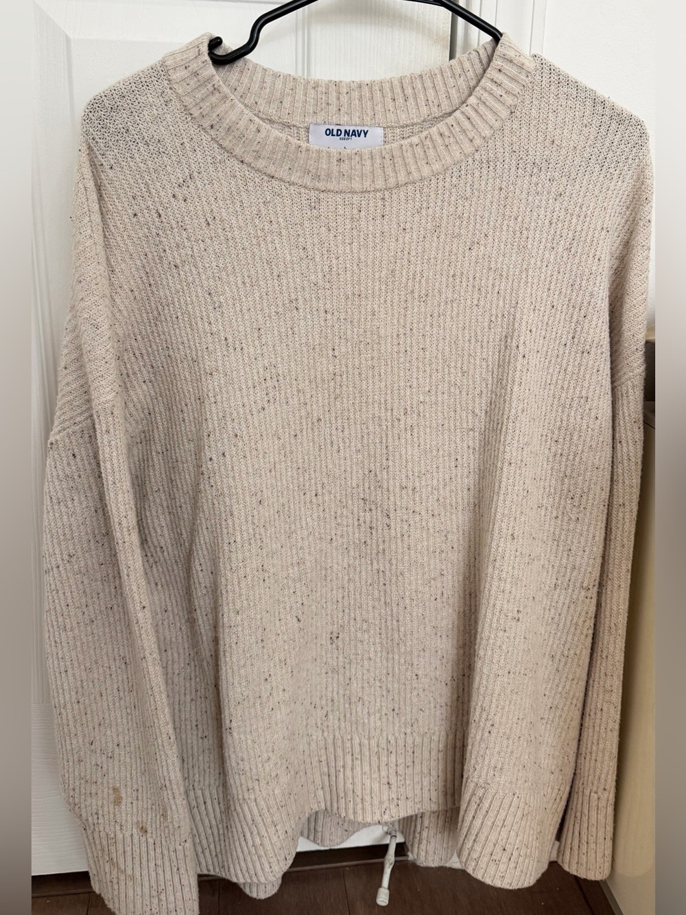 Old Navy Sweater in Oatmeal Fleck